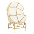 thumbnail image 3 of Outdoor Chair, Brown - Enjoy Sunshine Garden Chair Enhance Your Life, 3 of 6