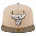 thumbnail image 2 of Men's New Era  Tan Chicago Bulls Color Pack Two-Tone 59FIFTY A-Frame Fitted Hat, 2 of 5
