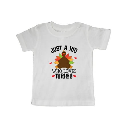 

Inktastic Thanksgiving Funny Kids Turkey Gift Baby Boy or Baby Girl T-Shirt