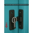 Yguping 90 Degree Flip Door Latch Heavy Duty Safety Door Bolt Latch