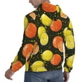 thumbnail image 6 of Wukai Orange Lemon Print Men Hoodies Fleece Sweatshirts Long Sleeve Sweaters Pullover Fall Outfits Winter Clothes-X-Large, 6 of 7