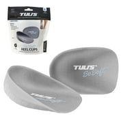 Tuli's So Soft Heavy Duty Gel Heel Cups for Plantar Fasciitis, Heel Pain Relief & Shock Absorption, Large