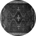 thumbnail image 1 of Ahgly Company Indoor Round Persian Gray Traditional Area Rugs, 5' Round, 1 of 1