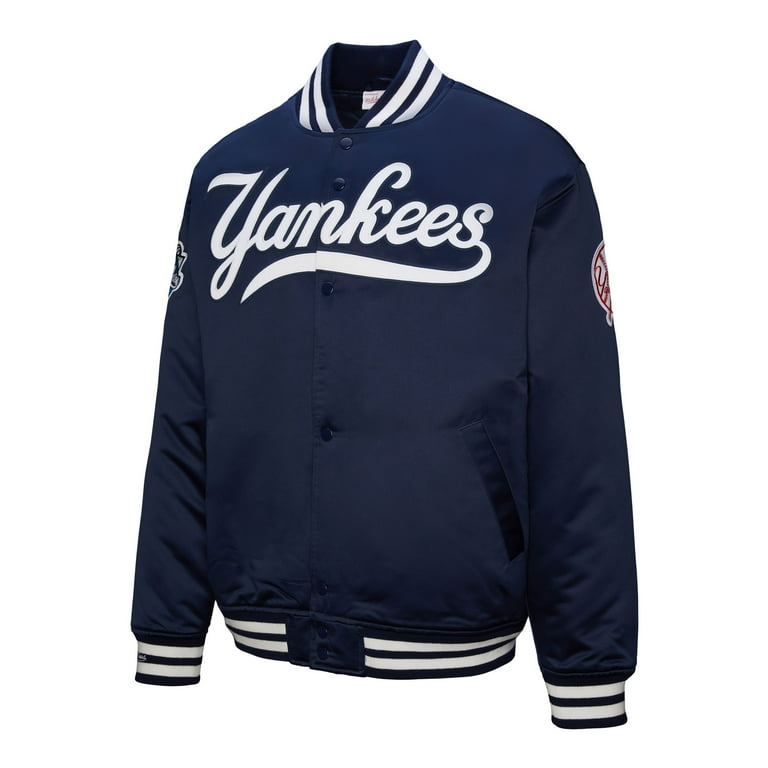 ジャケット・アウター 00s newyork yankees varsity jacket Men's Mitchell & Ness Navy New York Yankees 2000 World Series Full