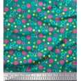 thumbnail image 1 of Soimoi Viscose Chiffon Fabric Circle,Dot & Triangle Geometric Print Sewing Fabric Yard 42 Inch Wide, 1 of 3