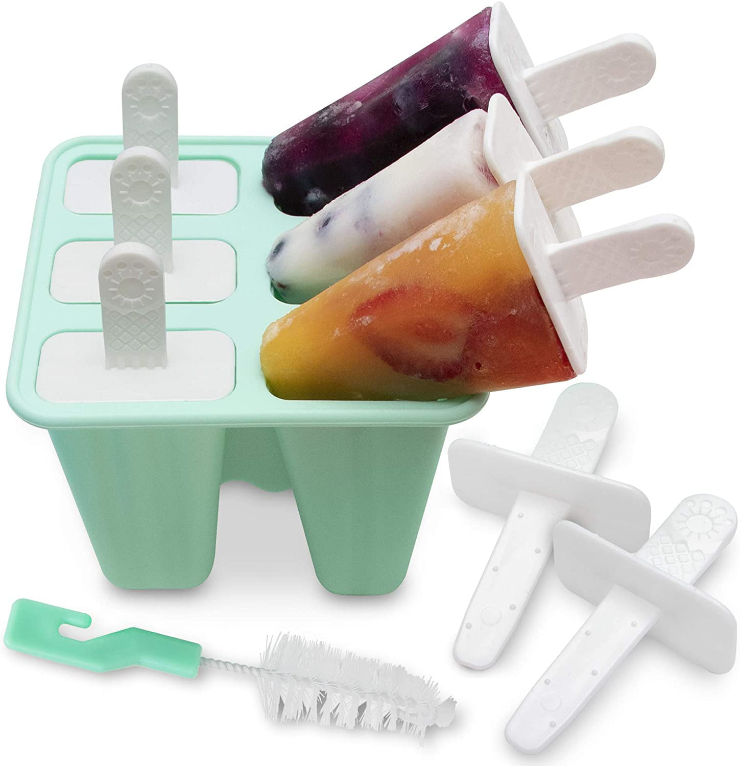 Details about   Ice Cream Popsicle Molds Reusable  Lolly Frozen Mold Kitchen Tools Hot 