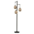 thumbnail image 3 of Uttermost 3-Light Coastal Metal/Rope Floor Lamp in Bronze/Gold, 3 of 9
