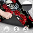 thumbnail image 3 of LAKIMCT Roses Skull Birds Car Mats, Neoprene Front Rear Floor Mats for Cars, Waterproof Anti-Slip Car Floor Mats Full Set, Universal(4 Pcs), 3 of 6