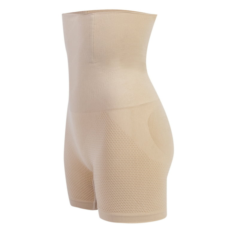 HSR Shapewear for Women Tummy Control Shorts High Waist Panty Mid Thigh Body  Shaper (XL, Cream)