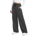 thumbnail image 2 of Fantaslook Womens Sweatpants Baggy Fleece Lined Wide Leg Sweatpants Drawstring Warm Lounge Pants with Pockets, 2 of 9