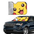thumbnail image 4 of Windshield Sun Shade Foldable Car Front Window Sunshade For Car Suv Trucks Vans - Best Heat Shield Blocker Visor Cover Blocks Uv Rays And Keeps Your Vehicle Cool-Medium, 4 of 5