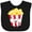 AB-Black, variant on Inktastic Cute Kawaii Popcorn Boys or Girls Baby Bib