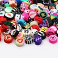 thumbnail image 2 of 20/50/100pcs Mixed Polymer Clay Beads Various Clay Spacer Beads For Jewelry Making Diy Bracelet Necklace Earrings Accessories, 2 of 5