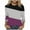 Purple, variant on Fall Outfits for Women 2025 Cute Tops Going Out Cute 3/4 Sleeve Shirts Teachers Cropped Sweatshirt Hoodie