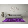 thumbnail image 3 of Ahgly Company Indoor Square Abstract Pink Modern Area Rugs, 7' Square, 3 of 4