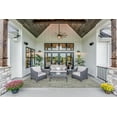 thumbnail image 2 of Linon Outdoor Washable Area Rug Collection, Ivory and Green, 7' x 9', 2 of 9