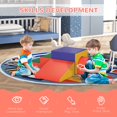 thumbnail image 3 of Soft Foam Play Set - 4 Piece Climbing & Sliding Set for Early Development, Classic Colour, 59.1" L x 19.7" W - Indoor Playroom Activity Set, 3 of 7