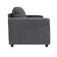 thumbnail image 3 of New Classic Furniture Kylo Polyester Fabric 3-Seater Sofa in Ash Gray, 3 of 10
