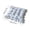 White, variant on Ruffled Round Seat Cushion, Cotton Chair Pad 15.7 x 15.7 Inch, Home Comfort Pad for Office Dining Chair