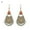 3, variant on 1 Pair Beads Multicolor Shiny Drop Earrings Bohemian Hollow Vintage Hook Earrings Party Jewelry Alloy Blue