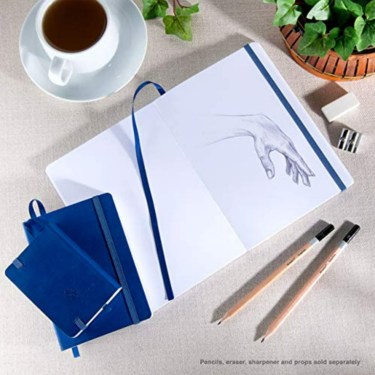 Pentalic Traveler Pocket Journal Sketch, 6 inch x 4 inch, Bright Blue