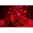 thumbnail image 2 of ABPHOTO Polyester 7x5ft Valentine's Day Backdrop Photography Backdrops Red Rose Flowers Bokeh Glitter Hearts Wedding Semaless Girls Lover Portrait Background Photo Studio Props, 2 of 3