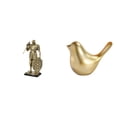 thumbnail image 1 of Figura de escritorio,Figura decorativa de caballero,escultura,artesanía,decoración de escritorio,Figura de pájaro,Figura de pájaro dorado,decoración para el hogar,estatua de, 1 of 8