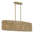 thumbnail image 4 of 5 Light Linear Chandelier In Bohemian/Eclectic Style-9 Inches Tall And 14 Inches Wide Savoy House 1-1738-5-320, 4 of 5