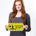 thumbnail image 2 of Pedestrian Walkway Left Sign,, 2 of 8