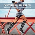 thumbnail image 4 of Bluemaple Copper Compression Socks For Women & Men Circulation - Best for Running,Nursing,Hiking,Flight&Travel, 4 of 7