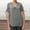 Grey, variant on Tittly T Shirts for Women Spring Tops for Women New Chiffon Long Sleeved Shirt Solid Color V Neck Pullover Casual Loose T Shirt Top Tshirts Shirts Basic Tees Black L