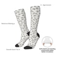 thumbnail image 5 of Picia Women Crew Soft Moisture-wicking Socks Hand Drawn Squirrel Pattern Design Cotton Socks, One Size fit All, 5 of 9