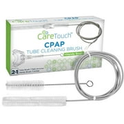 Care Touch CPAP Tube Cleaning Brush - Flexible Stainless 7ft - Plus 7" Handy Brush