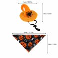 thumbnail image 4 of Halloween Dog Costume Set - 1Pc Pet Hat Scarf Funny Dress Up Accessory for Small Medium Dogs Cats, 4 of 8