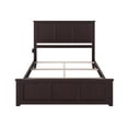 thumbnail image 4 of AFI , Madison Foundation Bed with Matching Footboard Espresso Queen, 4 of 5