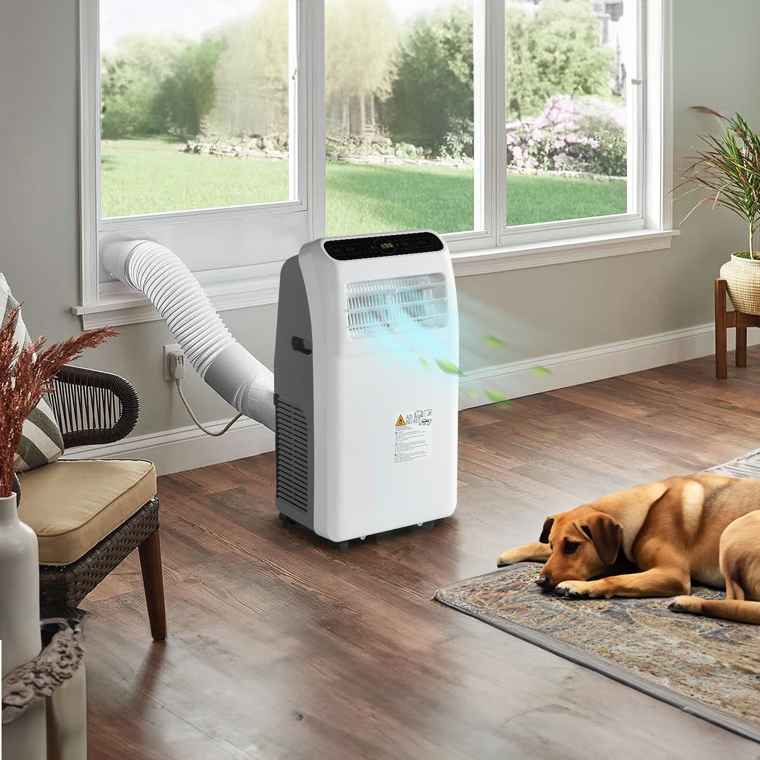 Sunmthink 11500 BTU Portable Air Conditioner and Dehumidifier Function Remote, 4 In 1 Ultra High