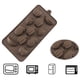 thumbnail image 3 of Fiudx Molde de Chocolate con Forma de Media Fruta, Apto para Uso Alimentario, Apto para Horno y Microondas, Ideal para Preparar Pudines y Gelatinas, Apto para Congelador, Ideal para Repostería Casera, 3 of 6