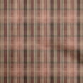thumbnail image 1 of oneOone Rayon Brown Fabric Check Craft Projects Decor Fabric Printed By The Yard 56 Inch Wide, 1 of 5