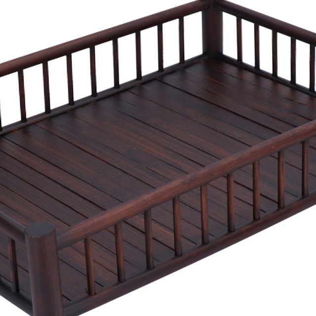Storage Basket Tea Set Food Decoration Rectangular Accessories Container Saucer Coffee Bamboo Tea Storage Chests
