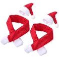 thumbnail image 1 of Accesorios de decoración navideña Red Hat Artículos creativos para el hogar Bufanda polar + sombrero Paquete de 2 oso de fresa Electrónica, 1 of 5