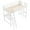 White, variant on Costway Twin Size Loft Bed w/ Desk & Shelf 2 Ladders & Guard Rail for Kids Teens Bedroom Brown/Grey/White