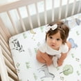 thumbnail image 6 of Sweet Jojo Designs Farm Animals Gray Green Grey Red Fitted Crib Sheets 2 Piece Set, 6 of 7