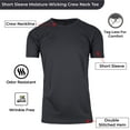 thumbnail image 2 of GBH Men's Short Sleeve Moisture Wicking Active Performance Crew Neck Tee (2-Pack), 2 of 4