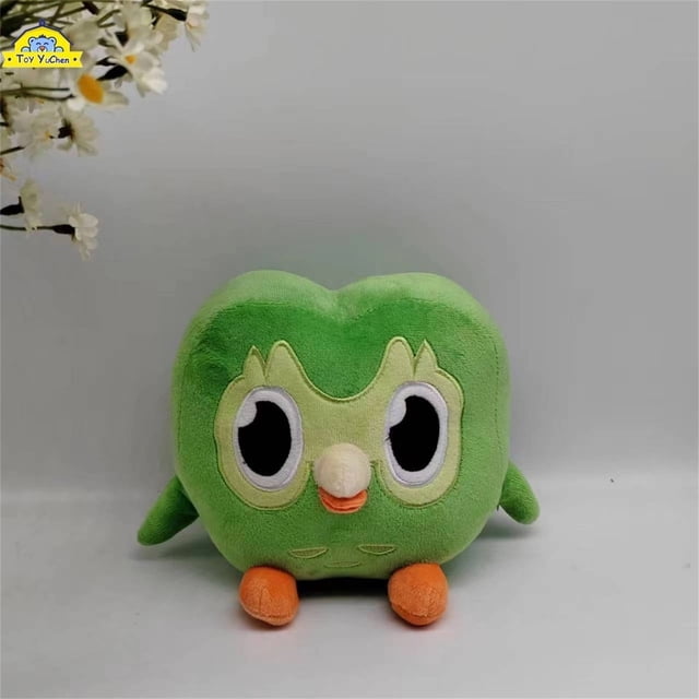 Peluche Duolingo Doll 2 Units Of Green Owl And Purple