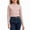 Pink, variant on NORO ARK Girls Striped Mock Neck Long Sleeve Shirts (3-15) Soft Ribbed Knit Slim Basic Layering Fall Casual Acrylic Spandex Tees Pink Size 9