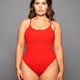 thumbnail image 2 of Traje de baño de una pieza con tirantes ajustados Bikini sexy ajustado que cubre el vientre Traje de baño sexy de moda y práctico, 2 of 5
