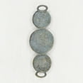 thumbnail image 5 of Cheungs 5207 Cast Iron Brushed Gold Blue Jewelry Holder with Side Handles, 5 of 5