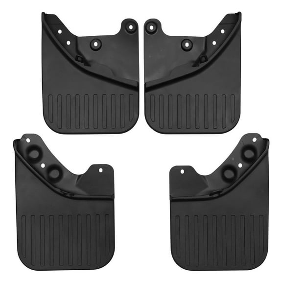 Custom No Drilling MudFlap For Toyota Tacoma 2024, Splash Guards Mud Guards Decorative Accessories, 4pc Tire Protector-black