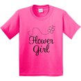 thumbnail image 3 of Inktastic Flower Girl Wedding Butterfly Youth T-Shirt, 3 of 5