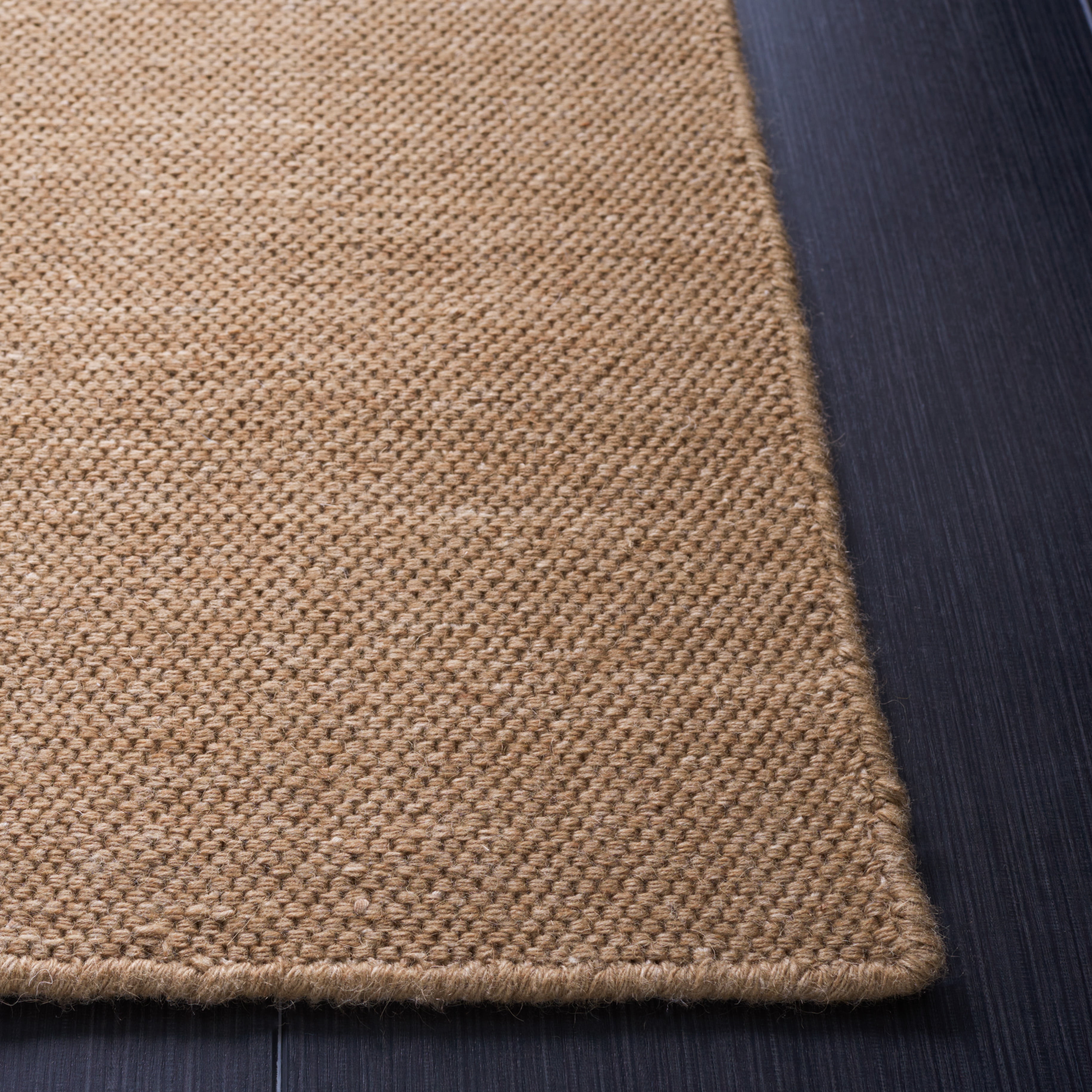 SAFAVIEH Kilim Roderick Solid Area Rug, Brown, 5' x 8'